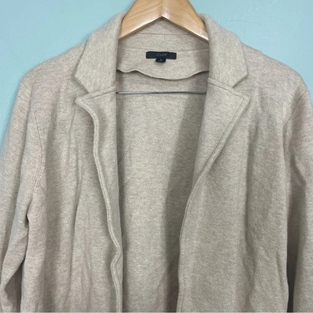 J. Crew Sophie Open Front Sweater Blazer Women’s Size‎ Medium Style J0244